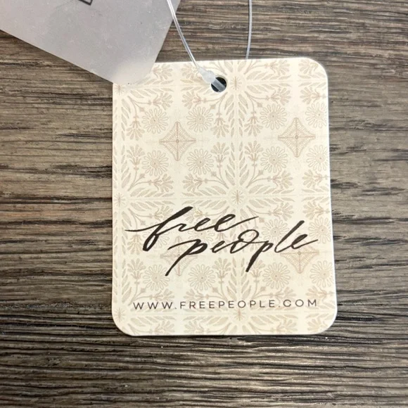 NWT Free People Cream Arlo Leather Hip Belt with Silver Buckle - Picture 8 of 11